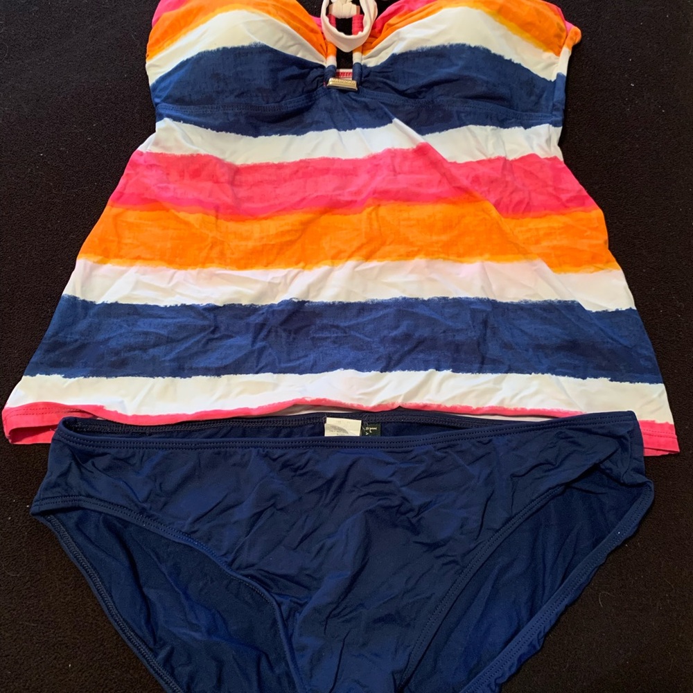 Ralph Lauren Colorful Striped Tankini